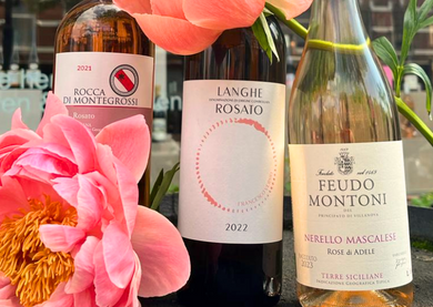 ROSÉ TAS - ITALIË: 3 PRACHTIGE ZOMERWJINEN INCLUSIEF DE ODILE HEMMEN WIJNTAS