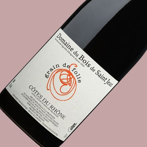 DOMAINE DU BOIS DE SAINT JEAN - GRAIN DE FOLIE ROUGE 2023