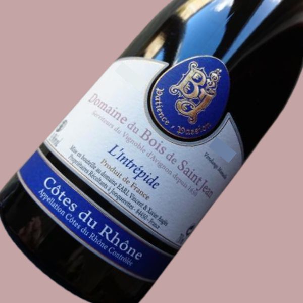 DOMAINE DU BOIS DE SAINT JEAN - CÔTES DU RHÔNE  L'INTRÉPIDE 2022