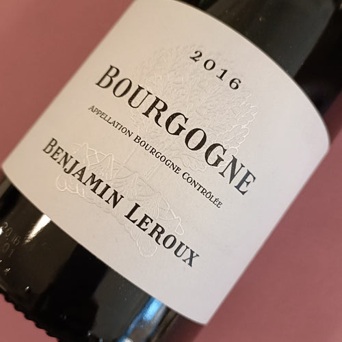 BENJAMIN LEROUX BOURGOGNE 2016